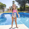 Lunettes de natation Little Sonic Air Enfants Rose-Vert Verres teintés-Violet Zoggs 461418PKGNTPU