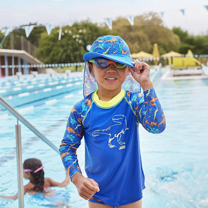 Lunettes de natation Little Super Seal Enfants Orange-Vert Zoggs 461419ORGNCLR