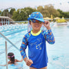 Lunettes de natation Little Super Seal Enfants Orange-Vert Zoggs 461419ORGNCLR