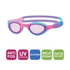 Lunettes de natation Little Super Seal Kids Rose-Violet Verres teintés-roses Zoggs 461419PKPUTPK