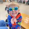 Lunettes de natation Little Twist Enfants Bleu-Vert Verres teintés-Bleus Zoggs 461421BLGNTBL
