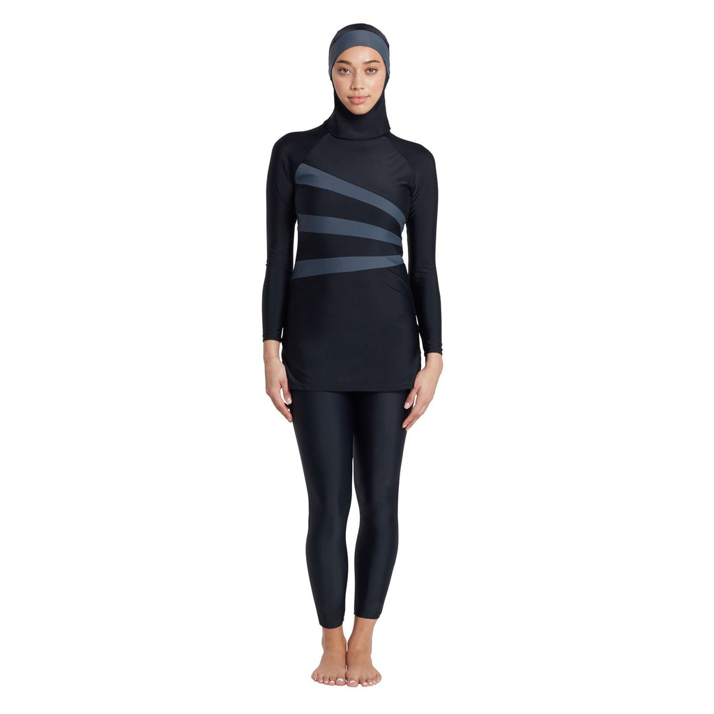 Maillot de bain Meelup Modesty Femme Noir Taille 40-XL Zoggs 462163BKGY40