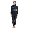 Maillot de bain Meelup Modesty Femme Noir Taille 46-4XL Zoggs 462163BKGY46