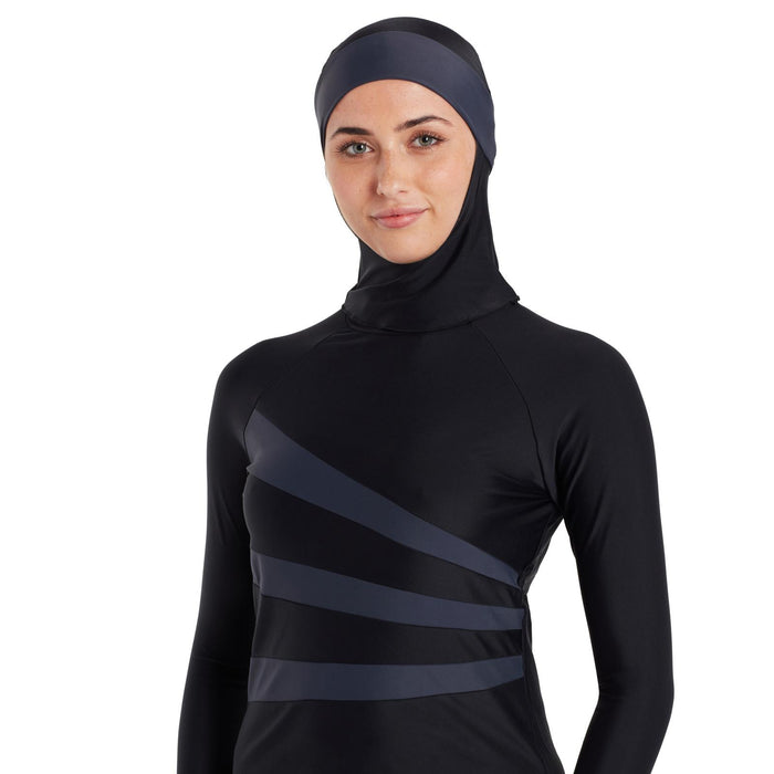 Maillot de bain Meelup Modesty Femme Noir Taille 46-4XL Zoggs 462163BKGY46