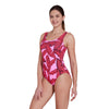 Maillot de bain une pièce Ecofeel Scoopback Awaken-Rose Taille 48 Zoggs 462376AWAK48
