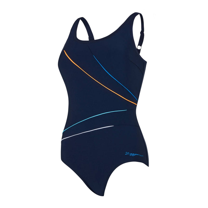 Maillot de bain une pièce ajustable Macmaster Scoopback Spatial Taille 36 Zoggs 462412SPAT36