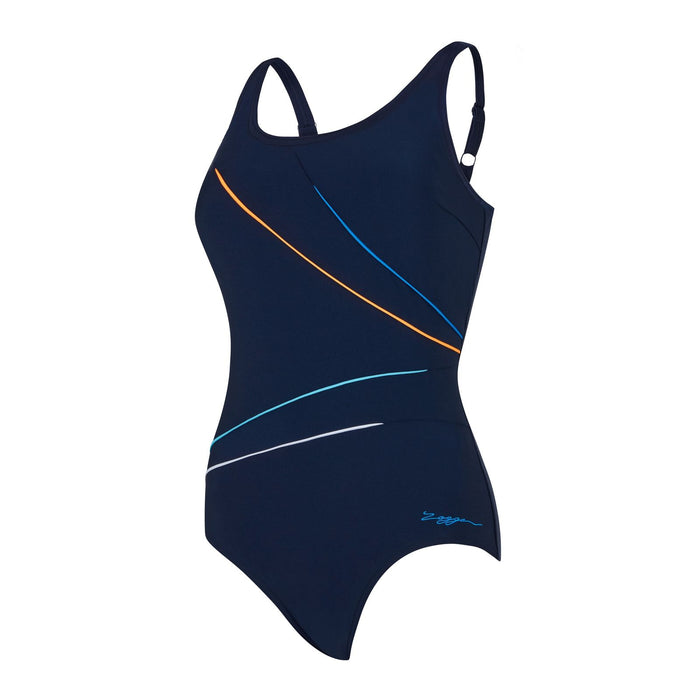 Maillot de bain une pièce ajustable Macmaster Scoopback Spatial Taille 42 Zoggs 462412SPAT42