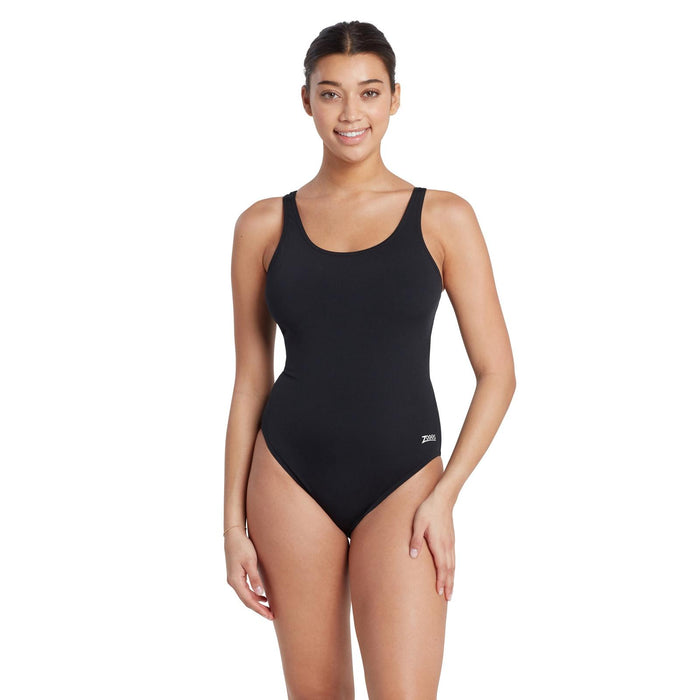 Maillot de bain une pièce Cottesloe dos nageur femme noir taille 32-XS Zoggs 462510BK32