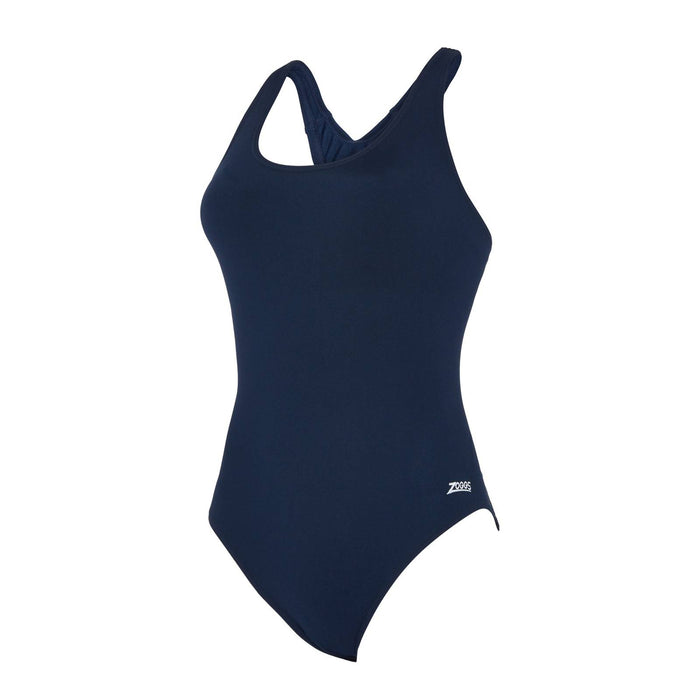 Maillot de bain une pièce Cottesloe dos nageur femme bleu marine taille 40-XL Zoggs 462510NV40