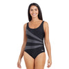 Maillot de bain Une Pièce Sandon Dos Scoop Femme Noir Taille 42-XXL Zoggs 462553BK42