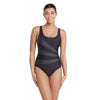 Maillot de bain Une Pièce Sandon Dos Scoop Femme Noir Taille 46-4XL Zoggs 462553BK46