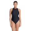 Maillot de bain une pièce Zippé Col Hauteur Femme Noir Taille 32-XS Zoggs 462554BK32