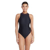 Maillot de bain une pièce Zippé Col Hauteur Femme Noir Taille 40-XL Zoggs 462554BK40