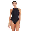 Maillot de bain une pièce Zippé Col Hauteur Femme Noir Taille 40-XL Zoggs 462554BK40