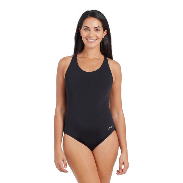 Maillot de bain une pièce Cottesloe Flyback Femme Noir Taille 42-XXL Zoggs 462558BK42