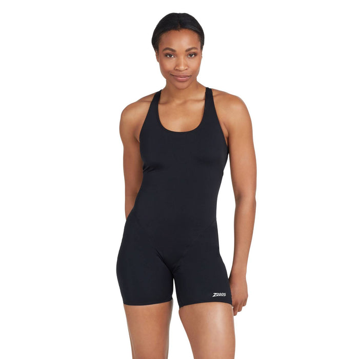 Maillot de bain une pièce Cottesloe Legsuit Femme Noir Taille 40-XL Zoggs 462561BK40