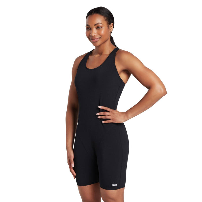 Maillot de bain une pièce Cottesloe Legsuit Femme Noir Taille 40-XL Zoggs 462561BK40