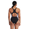 Maillot de bain une pièce Marble Powerback Femme Noir-Blanc Taille 32-XS Zoggs 462569BK32