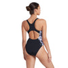 Maillot de bain une pièce Marble Powerback Femme Noir-Blanc Taille 32-XS Zoggs 462569BK32