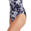 Maillot de bain une pièce Marble Powerback Femme Noir-Blanc Taille 40-XL Zoggs 462569BK40