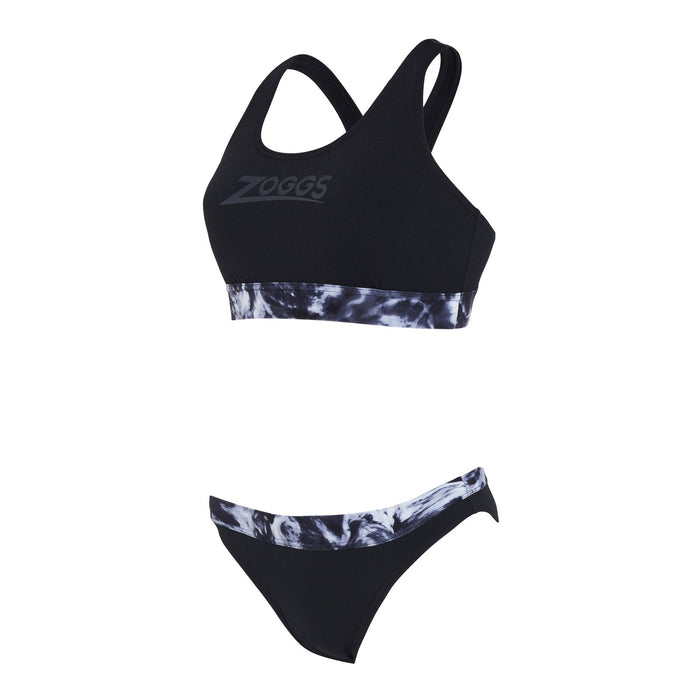Maillots de bain deux pièces Marble Actionback Noir-Blanc Taille 32-XS Zoggs 462571BK32