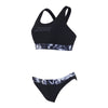 Maillots de bain deux pièces Marble Actionback Noir-Blanc Taille 32-XS Zoggs 462571BK32