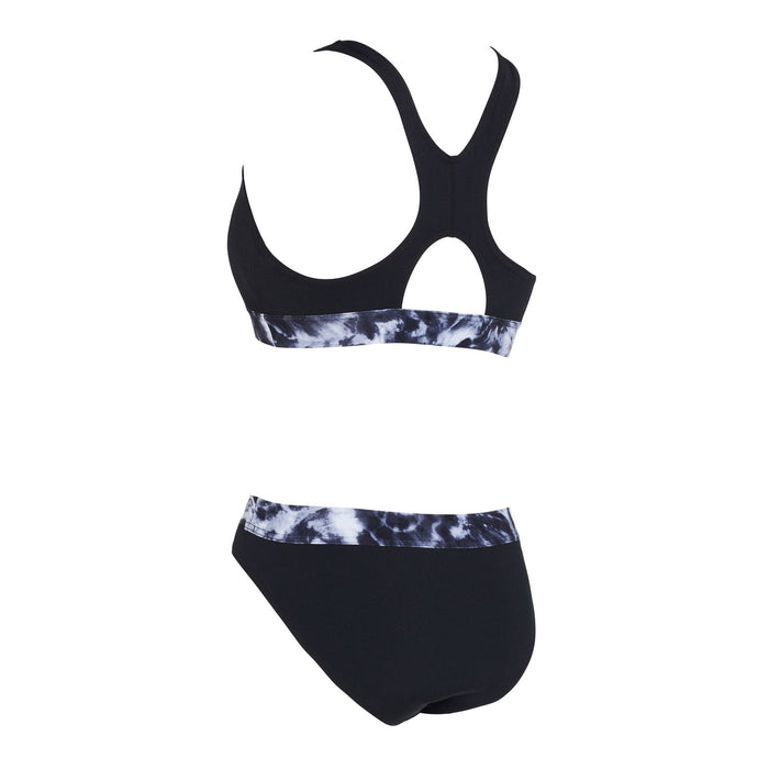 Maillots de bain deux pièces Marble Actionback Noir-Blanc Taille 32-XS Zoggs 462571BK32