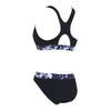 Maillots de bain deux pièces Marble Actionback Noir-Blanc Taille 32-XS Zoggs 462571BK32