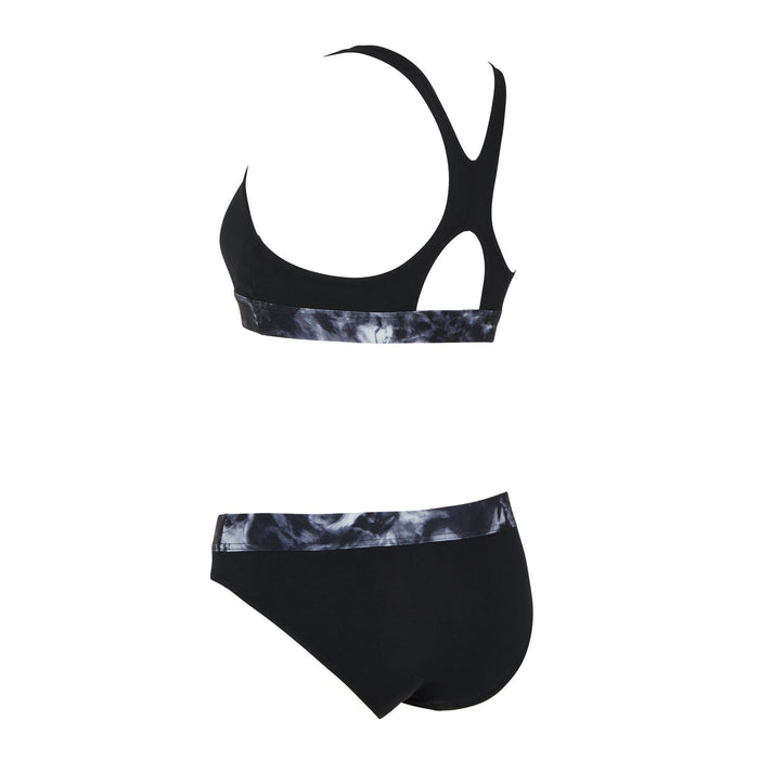 Maillots de bain deux pièces Marble Actionback Noir-Blanc Taille 32-XS Zoggs 462571BK32
