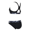 Maillots de bain deux pièces Marble Actionback Noir-Blanc Taille 32-XS Zoggs 462571BK32
