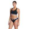 Maillots de bain deux pièces Marble Actionback Noir-Blanc Taille 32-XS Zoggs 462571BK32
