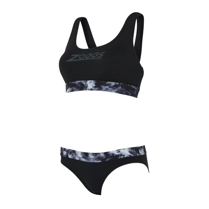 Maillots de bain deux pièces Marble Actionback Noir-Blanc Taille 36-M Zoggs 462571BK36