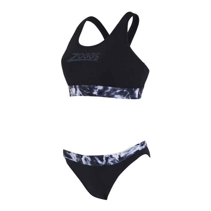 Maillots de bain deux pièces Marble Actionback Noir-Blanc Taille 36-M Zoggs 462571BK36