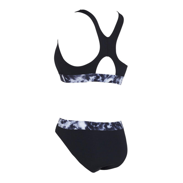 Maillots de bain deux pièces Marble Actionback Noir-Blanc Taille 36-M Zoggs 462571BK36