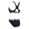 Maillots de bain deux pièces Marble Actionback Noir-Blanc Taille 36-M Zoggs 462571BK36