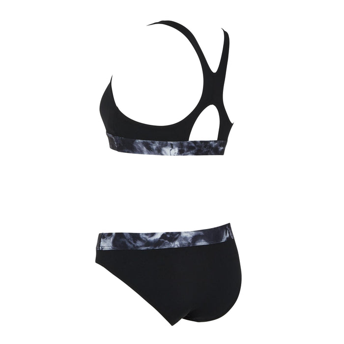 Maillots de bain deux pièces Marble Actionback Noir-Blanc Taille 36-M Zoggs 462571BK36