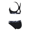 Maillots de bain deux pièces Marble Actionback Noir-Blanc Taille 36-M Zoggs 462571BK36