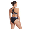 Maillots de bain deux pièces Marble Actionback Noir-Blanc Taille 36-M Zoggs 462571BK36