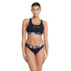 Maillots de bain deux pièces Marble Actionback Noir-Blanc Taille 36-M Zoggs 462571BK36