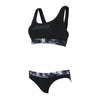 Maillots de bain deux pièces Marble Actionback Noir-Blanc Taille 40-XL Zoggs 462571BK40