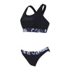 Maillots de bain deux pièces Marble Actionback Noir-Blanc Taille 40-XL Zoggs 462571BK40