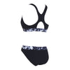 Maillots de bain deux pièces Marble Actionback Noir-Blanc Taille 40-XL Zoggs 462571BK40
