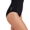 Maillot de bain une pièce Scoopback Argent Ligné Noir Taille 28-XXXS Zoggs 462577BK28