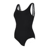 Maillot de bain une pièce Scoopback Argent Ligné Noir Taille 28-XXXS Zoggs 462577BK28