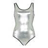 Maillot de bain une pièce Scoopback Argent Ligné Noir Taille 28-XXXS Zoggs 462577BK28