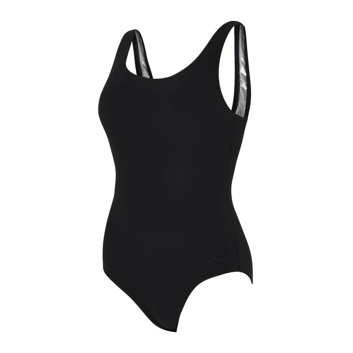 Maillot de bain une pièce Scoopback argenté noir Taille 48-5XL Zoggs 462577BK48