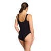 Maillot de bain une pièce Scoopback argenté noir Taille 48-5XL Zoggs 462577BK48