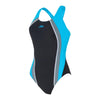 Maillot de bain one-piece Toronto Flyback Noir-Turquoise Taille 40-XL Zoggs 462579BKTQ40