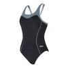 Maillot de bain one-piece Tokyo Iceback Noir-Gris Taille 38-L Zoggs 462580BKGY38