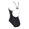 Maillot de bain one-piece Tokyo Iceback Noir-Gris Taille 38-L Zoggs 462580BKGY38
